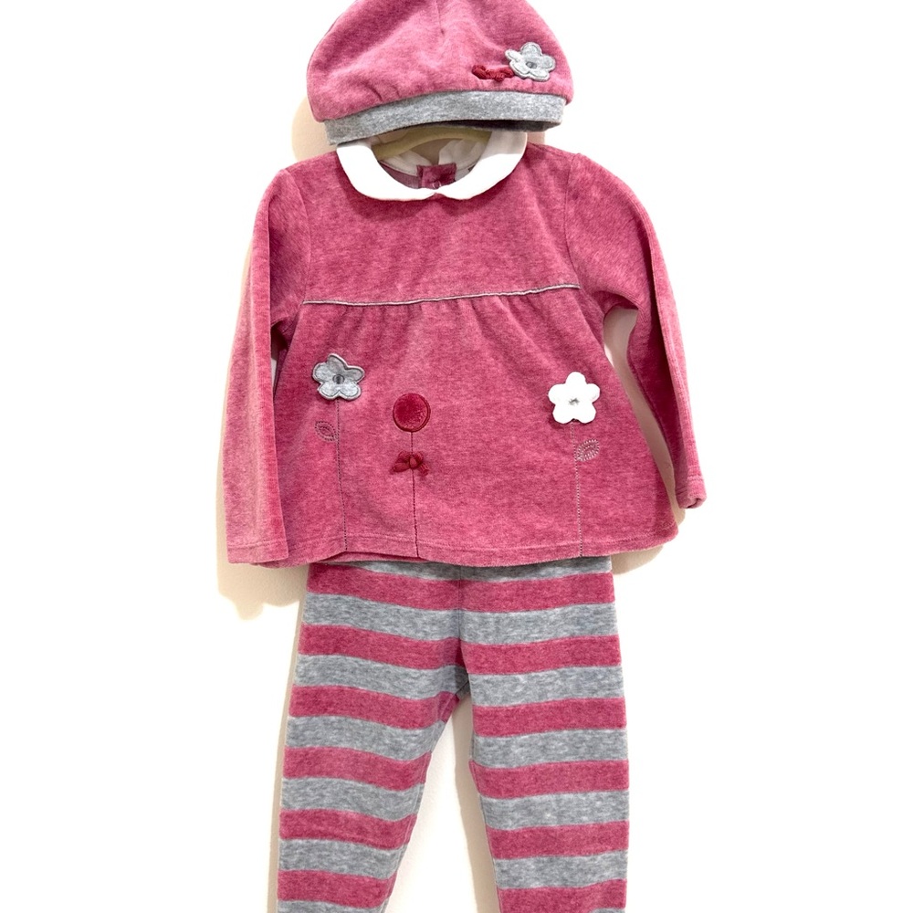 Mayoral Pink and Gray Kids Matching Set
